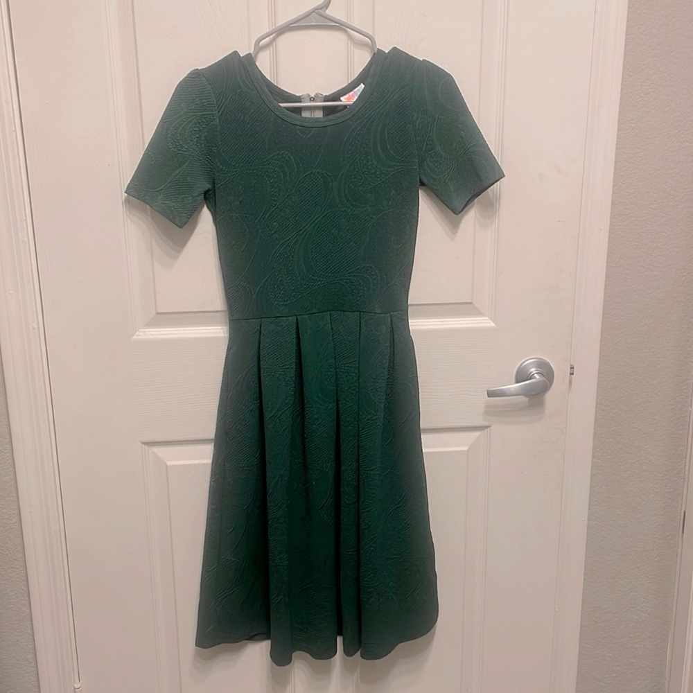 LulaRoe green dress XS